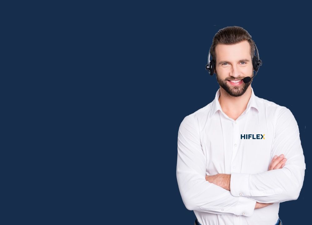 Hiflex man met headset
