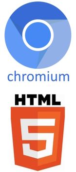 Chromium_HTML5 logo's