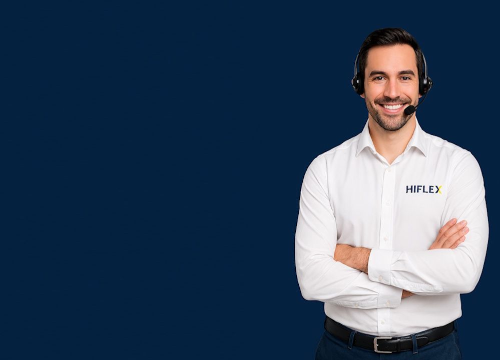 Hiflex man met headset