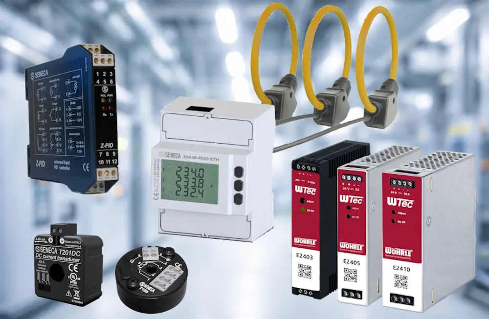 Hiflex Industriele communicatie signaalomvormers energiemonitoring voedingen