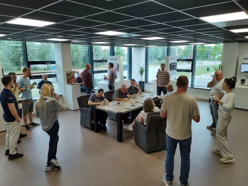 Hiflex 25 jaar - gebak eten