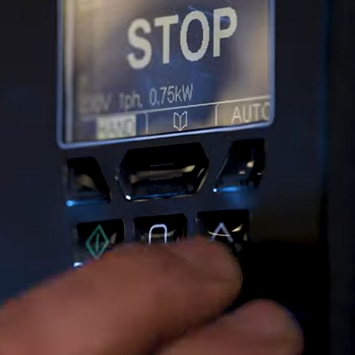 Optidrive Eco keypad operation