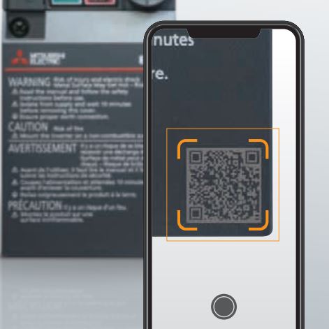 FR-E800 QR-code