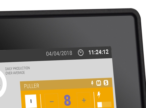 ex700 glazen display
