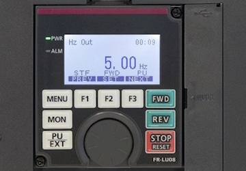 FR-A800 met LU08 display