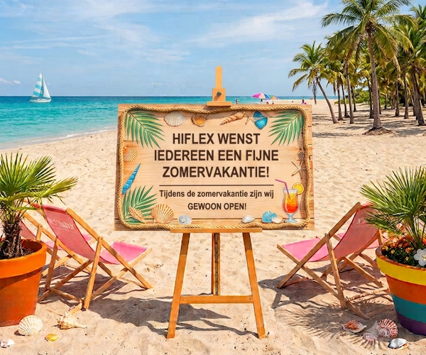 Hiflex wenst iedereen een fijne zomervakantie
